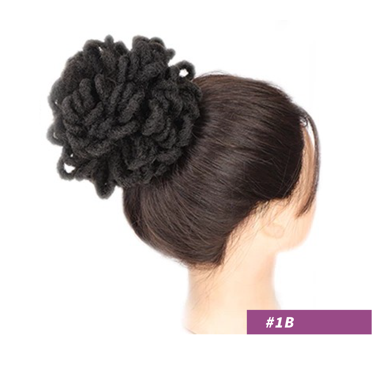 Dreadlock Afro Puff Hair Bun Chignon Drawstring Ponytail